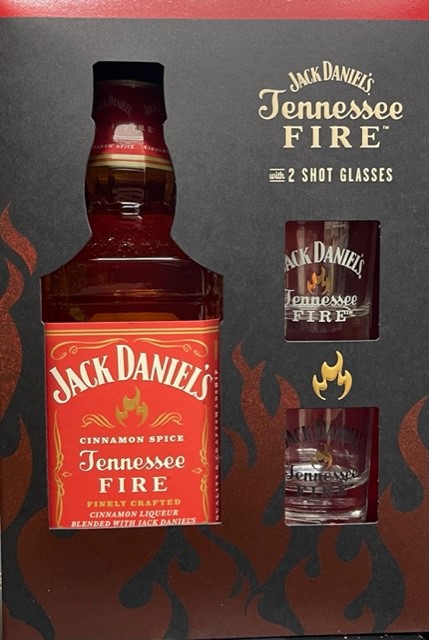 Jack Daniel's Tennessee Fire Gift Set - Click Image to Close